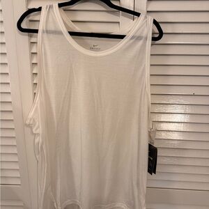 NWT Nike Women's White Dri-FIT Tank Top